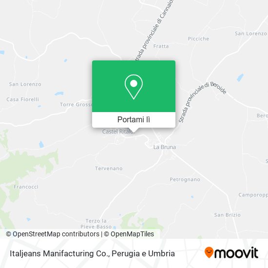 Mappa Italjeans Manifacturing Co.
