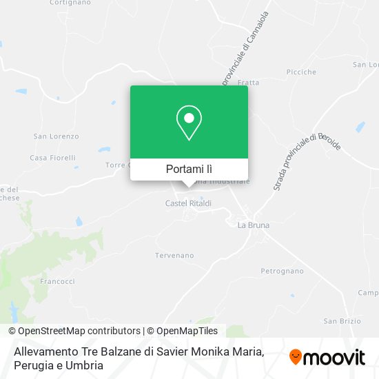 Mappa Allevamento Tre Balzane di Savier Monika Maria