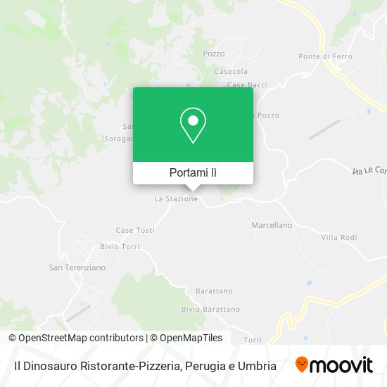Mappa Il Dinosauro Ristorante-Pizzeria