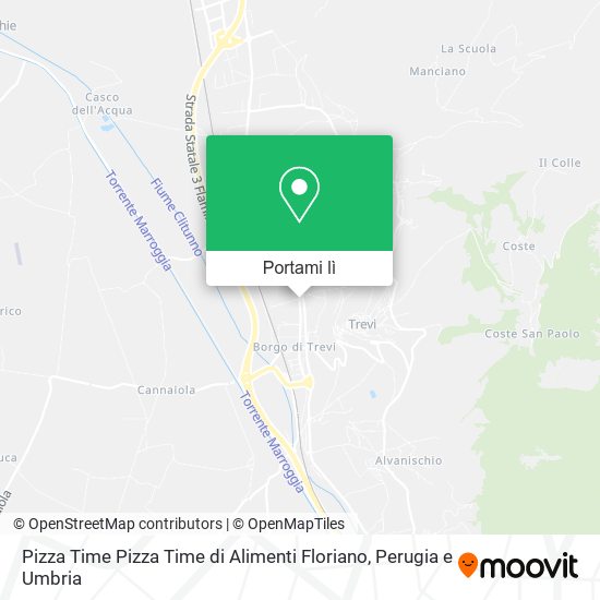 Mappa Pizza Time Pizza Time di Alimenti Floriano