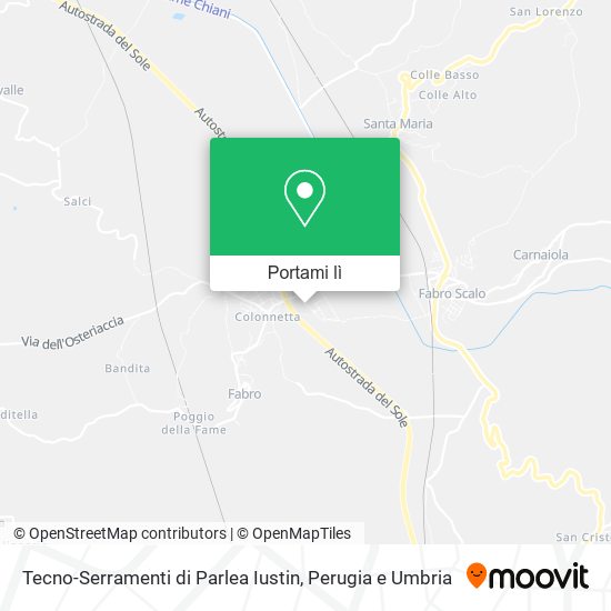 Mappa Tecno-Serramenti di Parlea Iustin