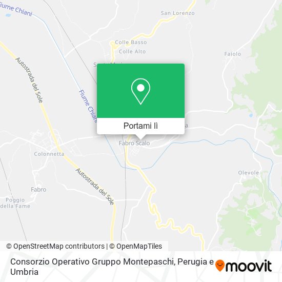 Mappa Consorzio Operativo Gruppo Montepaschi