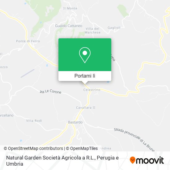 Mappa Natural Garden Società Agricola a R.L.