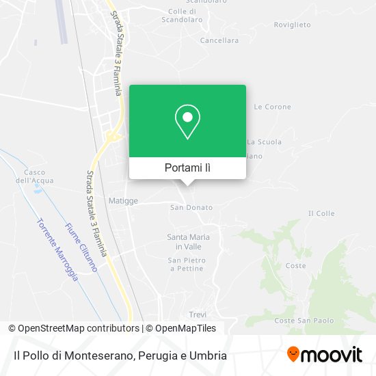 Mappa Il Pollo di Monteserano