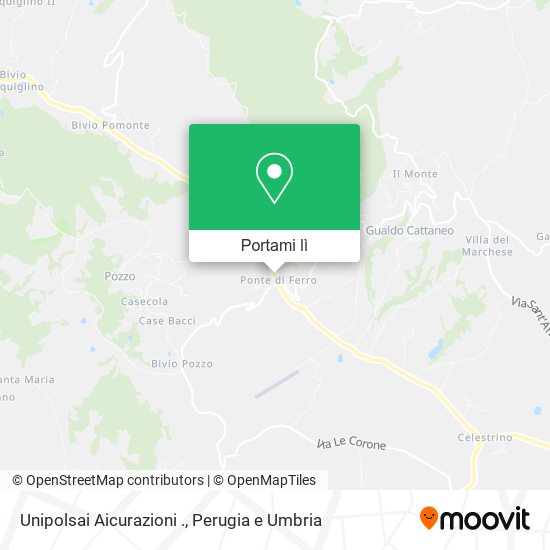 Mappa Unipolsai Aicurazioni .