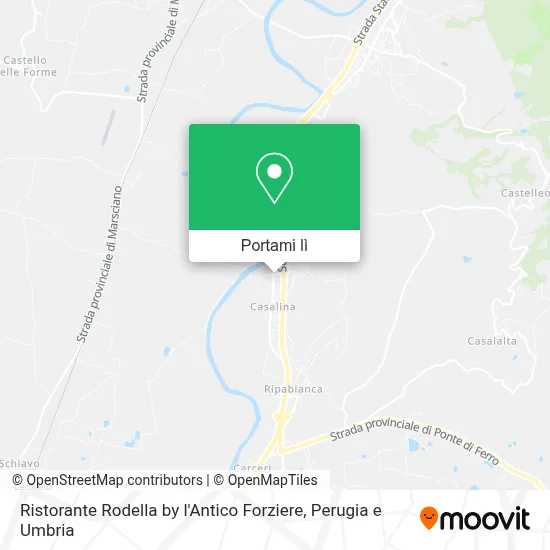 Mappa Ristorante Rodella by l'Antico Forziere