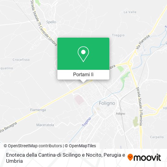 Mappa Enoteca della Cantina-di Scilingo e Nocito