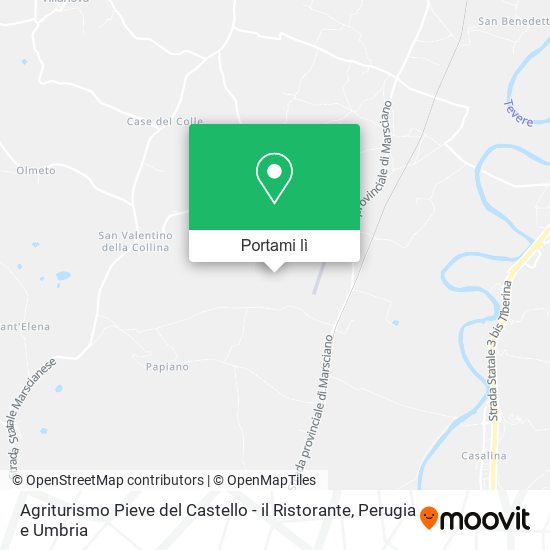 Mappa Agriturismo Pieve del Castello - il Ristorante
