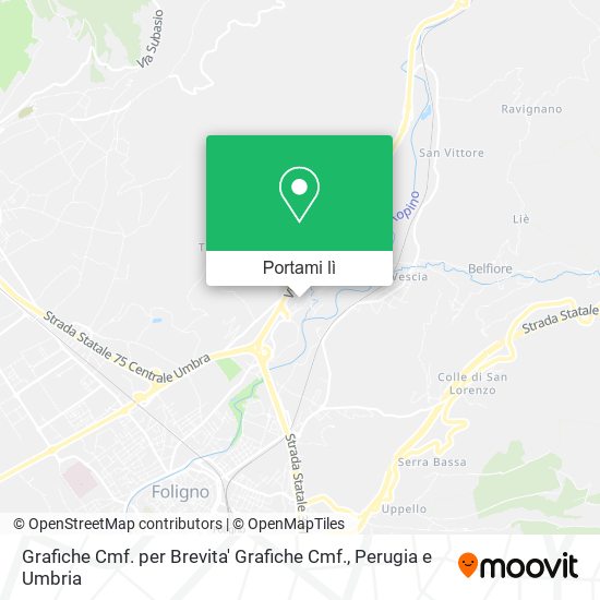 Mappa Grafiche Cmf. per Brevita' Grafiche Cmf.