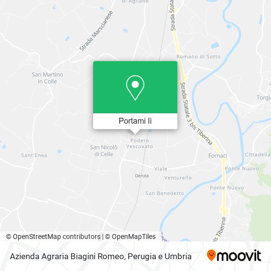 Mappa Azienda Agraria Biagini Romeo