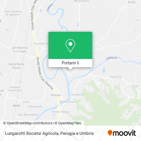 Mappa Lungarotti Societa' Agricola