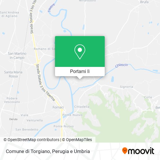 Mappa Comune di Torgiano