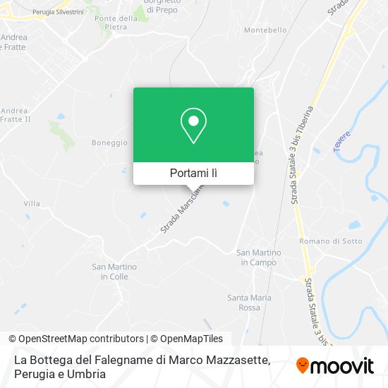 Mappa La Bottega del Falegname di Marco Mazzasette