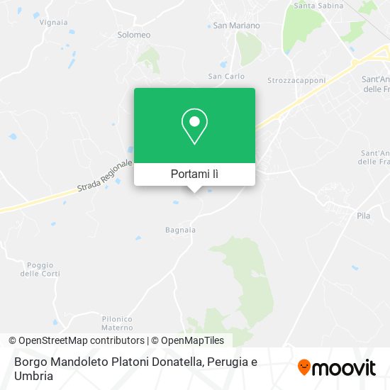 Mappa Borgo Mandoleto Platoni Donatella