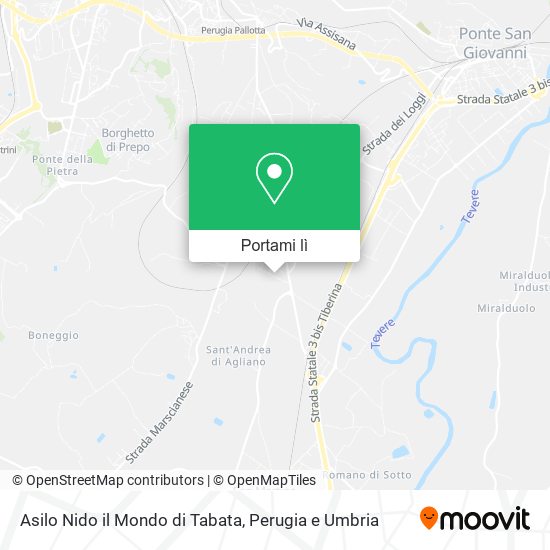 Mappa Asilo Nido il Mondo di Tabata