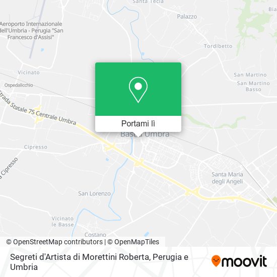 Mappa Segreti d'Artista di Morettini Roberta