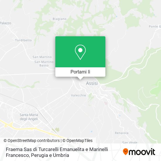 Mappa Fraema Sas di Turcarelli Emanuelita e Marinelli Francesco