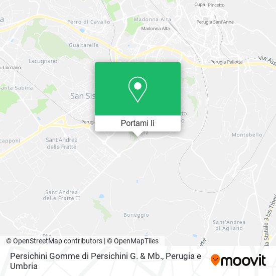 Mappa Persichini Gomme di Persichini G. & Mb.