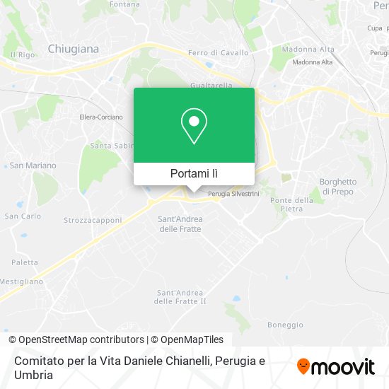 Mappa Comitato per la Vita Daniele Chianelli