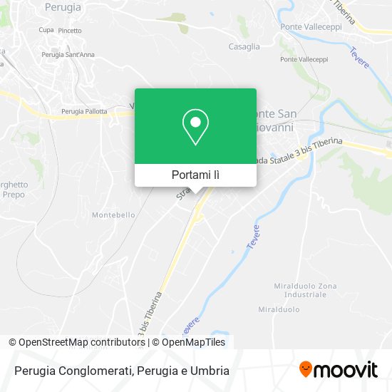 Mappa Perugia Conglomerati