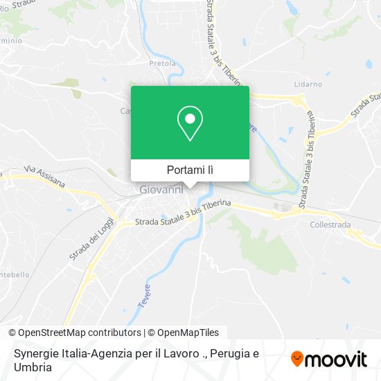 Mappa Synergie Italia-Agenzia per il Lavoro .