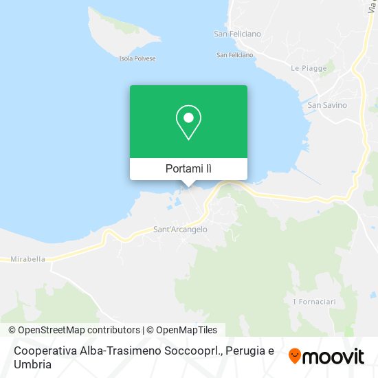Mappa Cooperativa Alba-Trasimeno Soccooprl.