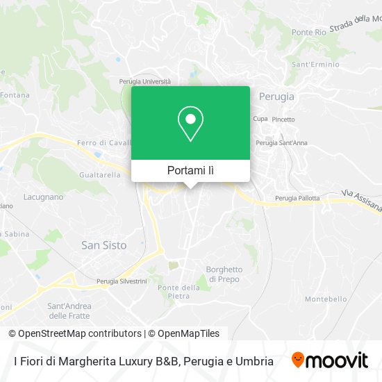 Mappa I Fiori di Margherita Luxury B&B