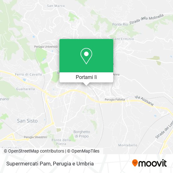 Mappa Supermercati Pam