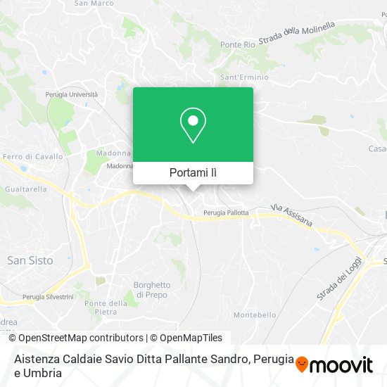 Mappa Aistenza Caldaie Savio Ditta Pallante Sandro