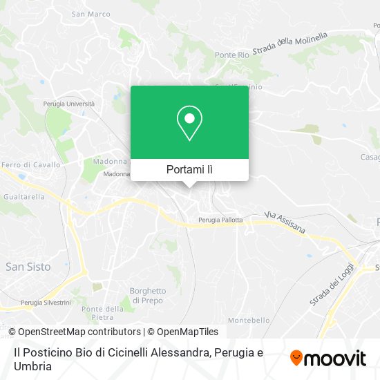 Mappa Il Posticino Bio di Cicinelli Alessandra
