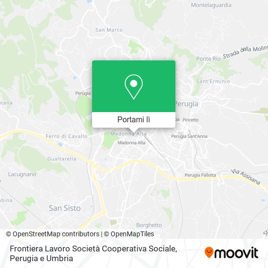 Mappa Frontiera Lavoro Società Cooperativa Sociale