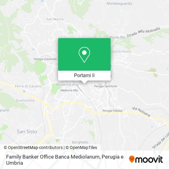 Mappa Family Banker Office Banca Mediolanum