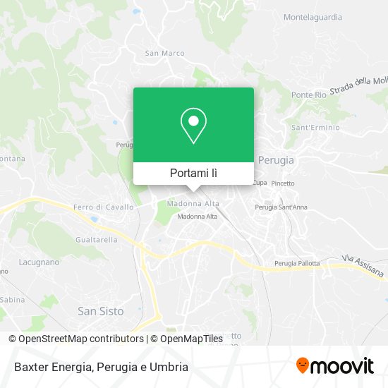 Mappa Baxter Energia