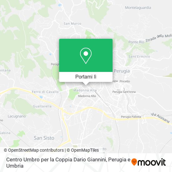 Mappa Centro Umbro per la Coppia Dario Giannini