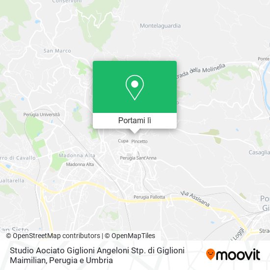 Mappa Studio Aociato Giglioni Angeloni Stp. di Giglioni Maimilian