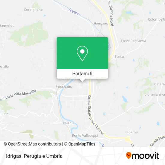 Mappa Idrigas