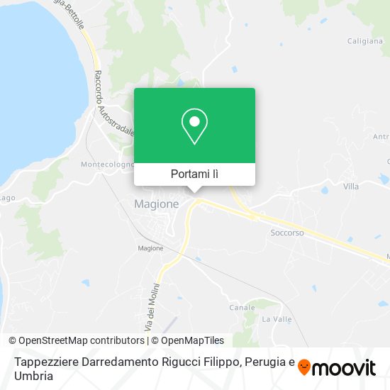 Mappa Tappezziere Darredamento Rigucci Filippo