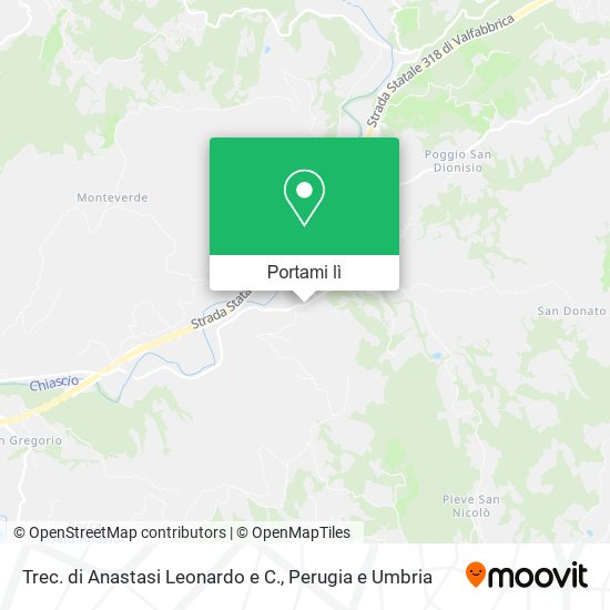 Mappa Trec. di Anastasi Leonardo e C.