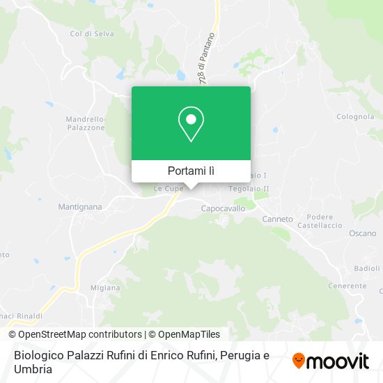 Mappa Biologico Palazzi Rufini di Enrico Rufini