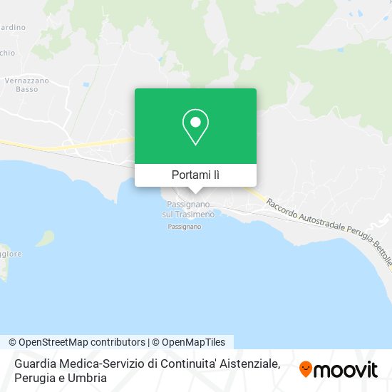 Mappa Guardia Medica-Servizio di Continuita' Aistenziale