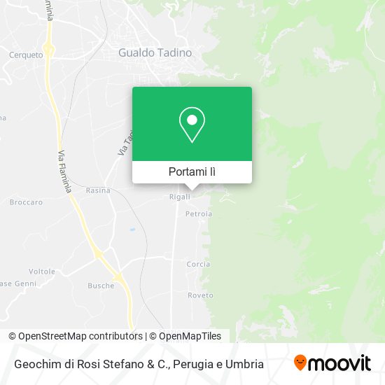 Mappa Geochim di Rosi Stefano & C.