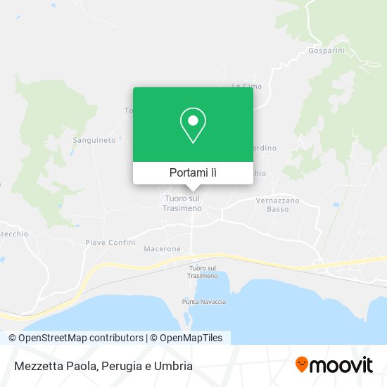 Mappa Mezzetta Paola