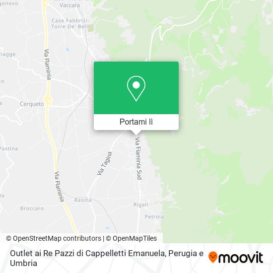 Mappa Outlet ai Re Pazzi di Cappelletti Emanuela