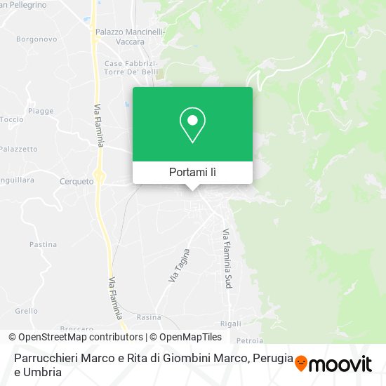 Mappa Parrucchieri Marco e Rita di Giombini Marco