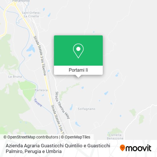 Mappa Azienda Agraria Guasticchi Quintilio e Guasticchi Palmiro