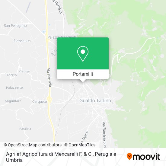 Mappa Agrilef Agricoltura di Mencarelli F. & C.