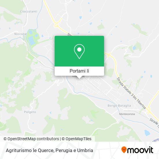 Mappa Agriturismo le Querce