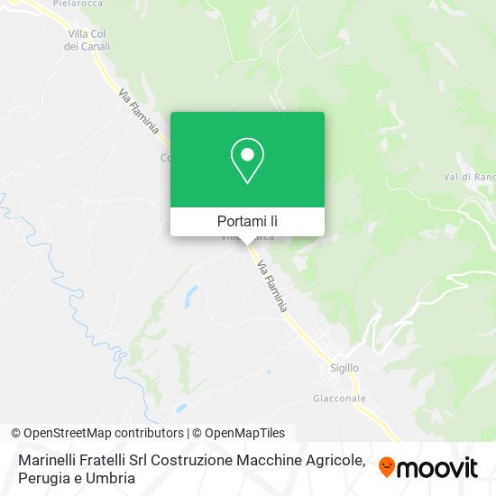 Mappa Marinelli Fratelli Srl Costruzione Macchine Agricole