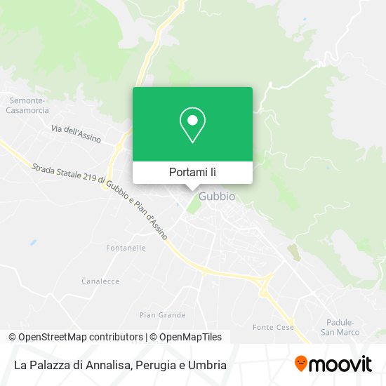 Mappa La Palazza di Annalisa