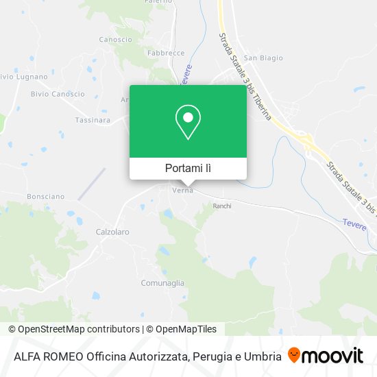 Mappa ALFA ROMEO Officina Autorizzata